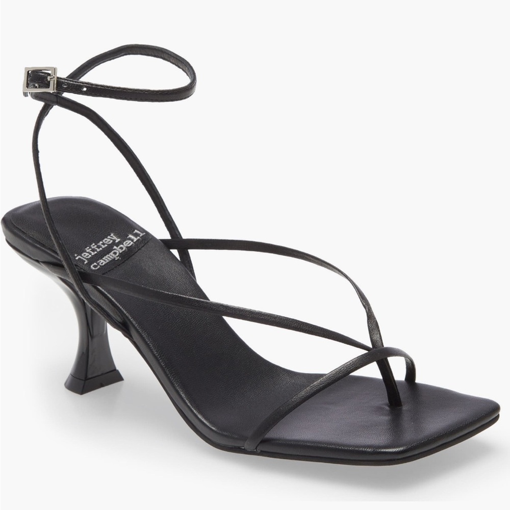 Jeffrey Campbell Fluxx Black Strappy Heels